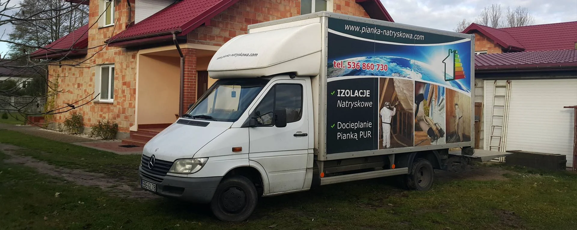 Samochód MasterPUR - dojazd do klienta